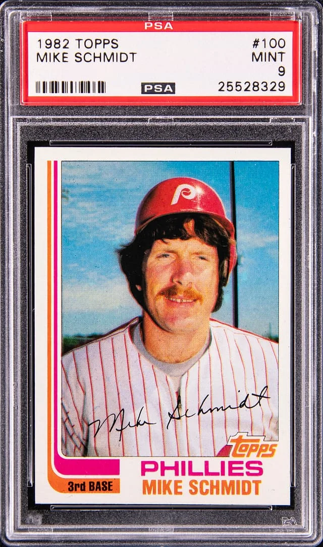 1982 Topps Mike Schmidt #100 card image
