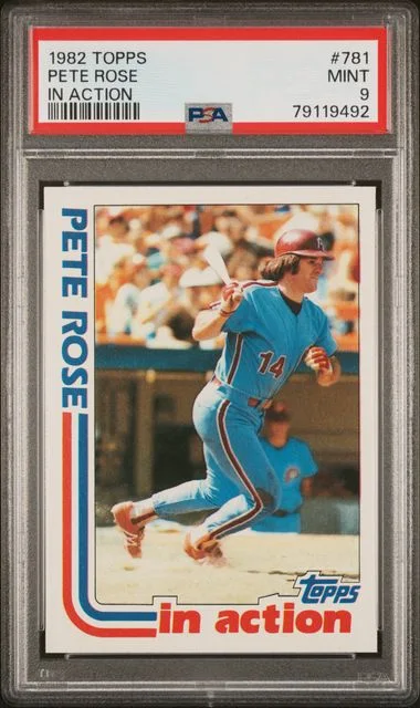 1982 Topps Pete Rose In Action #781 card image