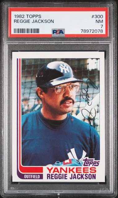 1982 Topps Reggie Jackson #300 card image