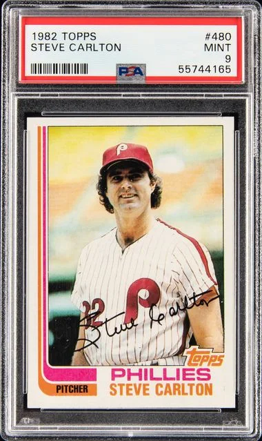 1982 Topps Steve Carlton #480 card image
