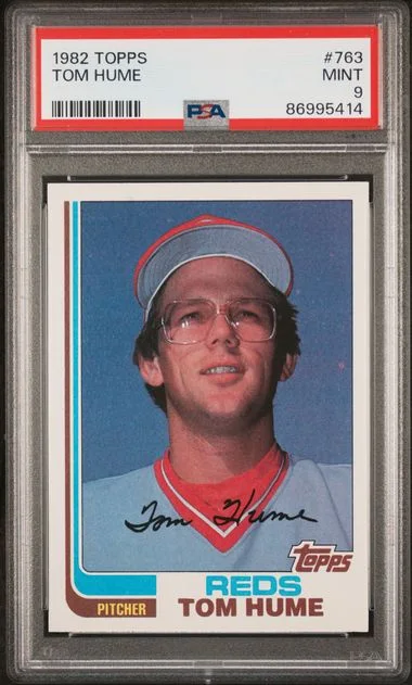 1982 Topps Tom Hume #763 card image