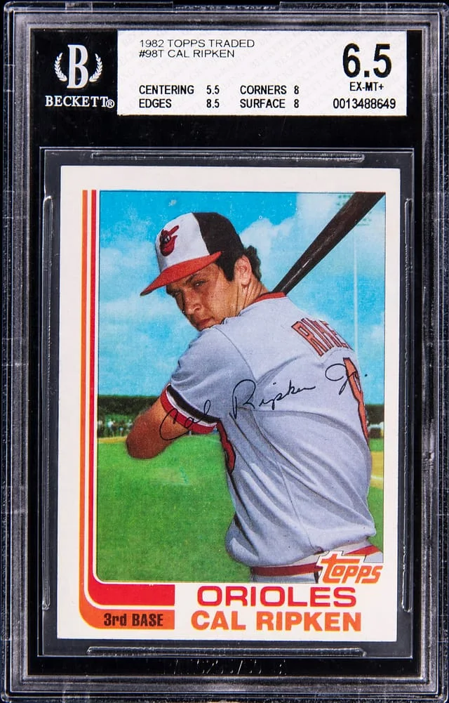 1982 Topps Traded Cal Ripken #98T card image
