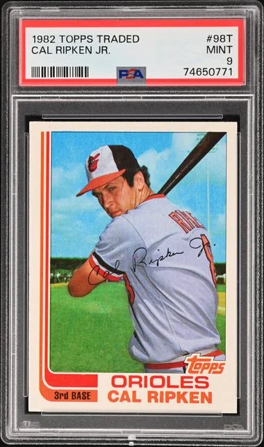 1982 Topps Traded Cal Ripken Jr. #98T card image