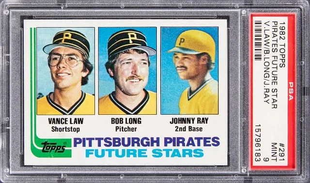 1982 Topps Vance Law/Bob Long/Johnny Ray #291 card image