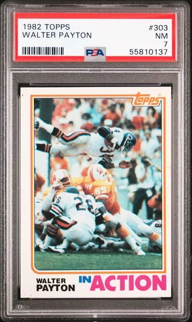 1982 Topps Walter Payton #303 card image