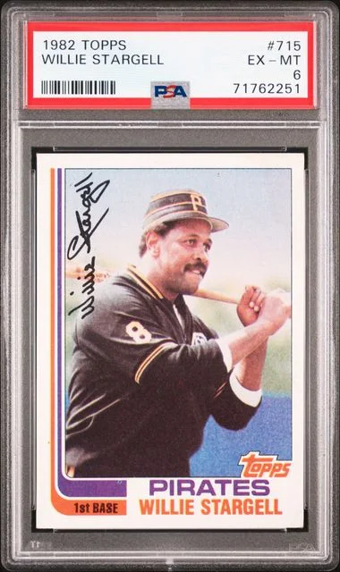 1982 Topps Willie Stargell #715 card image
