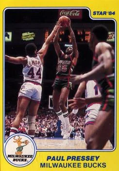 1983-84 Star All Rookies Paul Pressey #6 card image