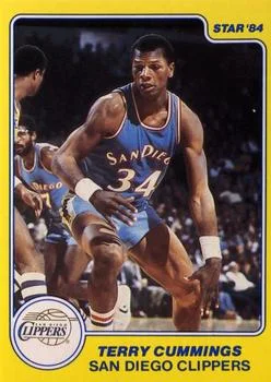 1983-84 Star All Rookies Terry Cummings #1 card image
