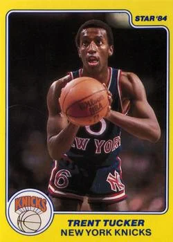 1983-84 Star All Rookies Trent Tucker #7 card image