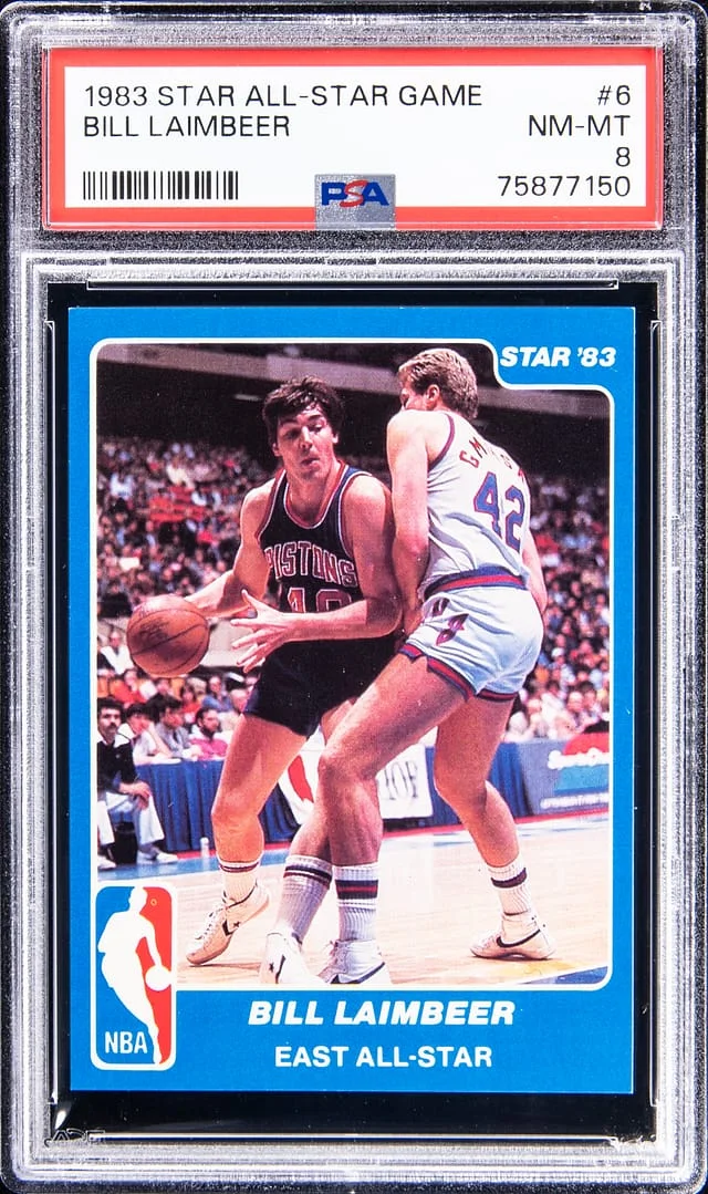 1983-84 Star All-Star Game Bill Laimbeer #6 card image