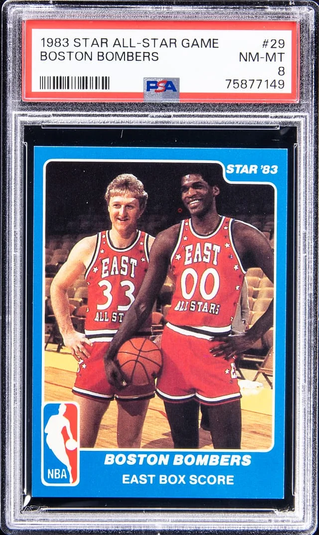 1983-84 Star All-Star Game Boston Bombers #29 card image
