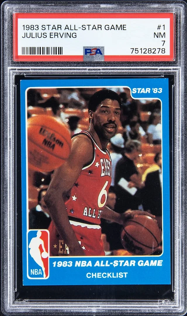 1983-84 Star All-Star Game Julius Erving #1 card image