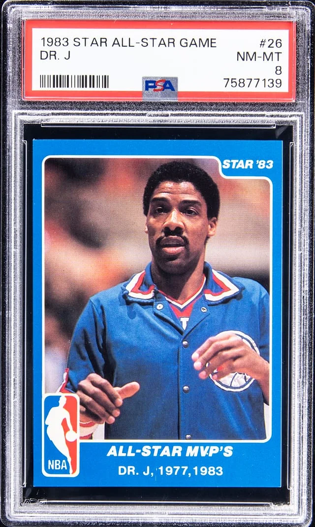 1983-84 Star All-Star Game Julius Erving #26 card image