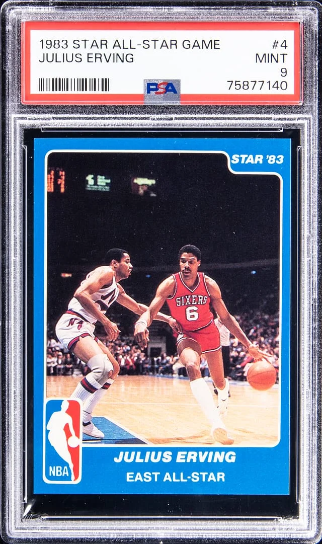 1983-84 Star All-Star Game Julius Erving #4 card image