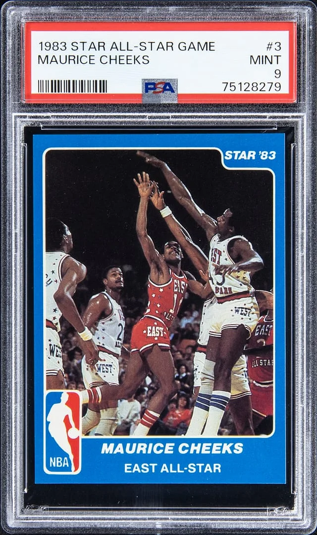 1983-84 Star All-Star Game Maurice Cheeks #3 card image