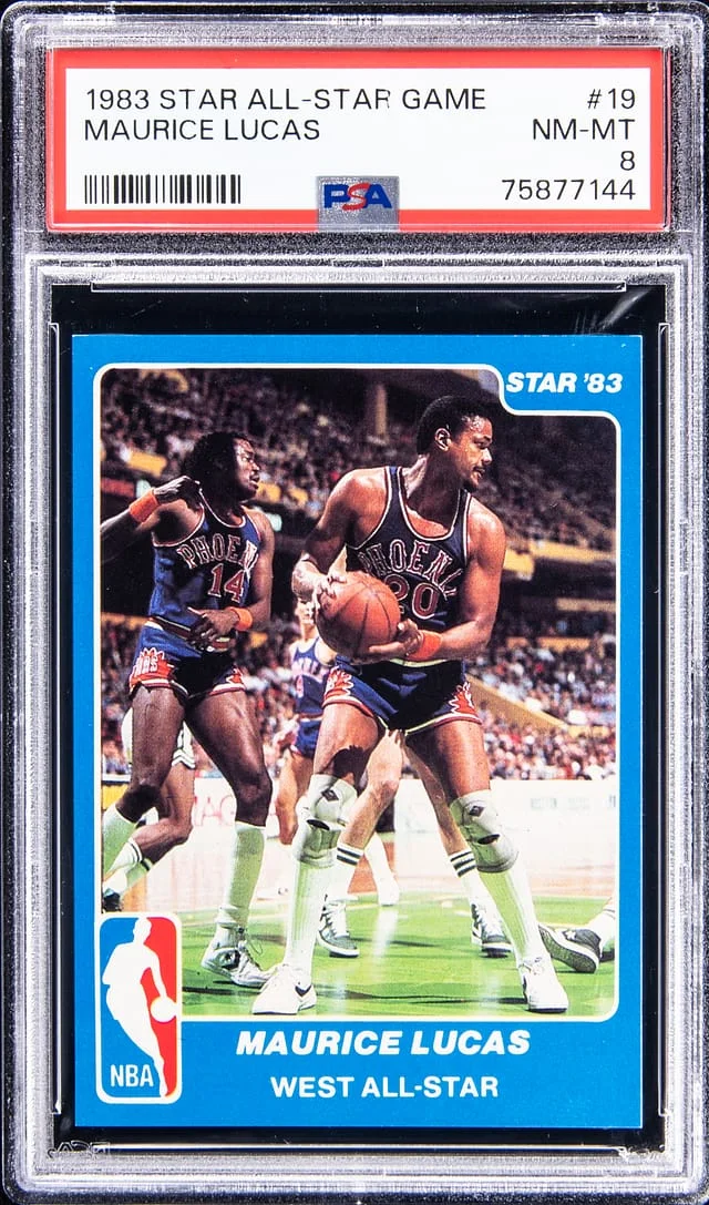1983-84 Star All-Star Game Maurice Lucas #19 card image