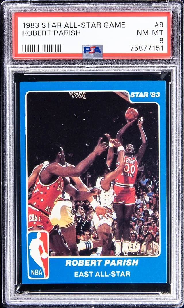 1983-84 Star All-Star Game Robert Parish #9 card image