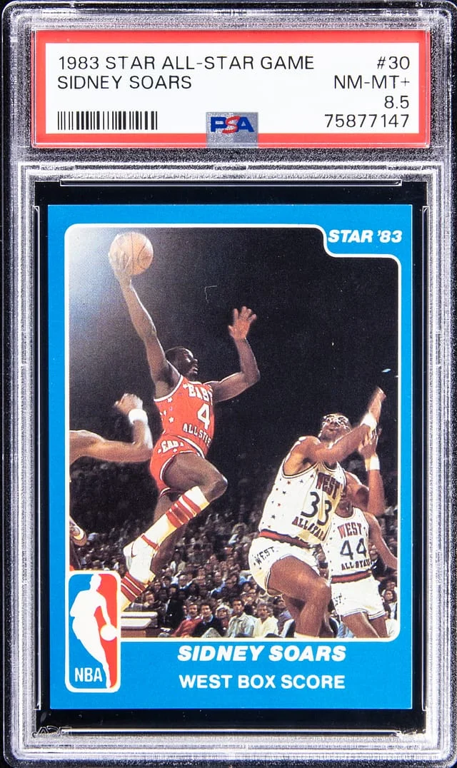1983-84 Star All-Star Game Sidney Soars #30 card image