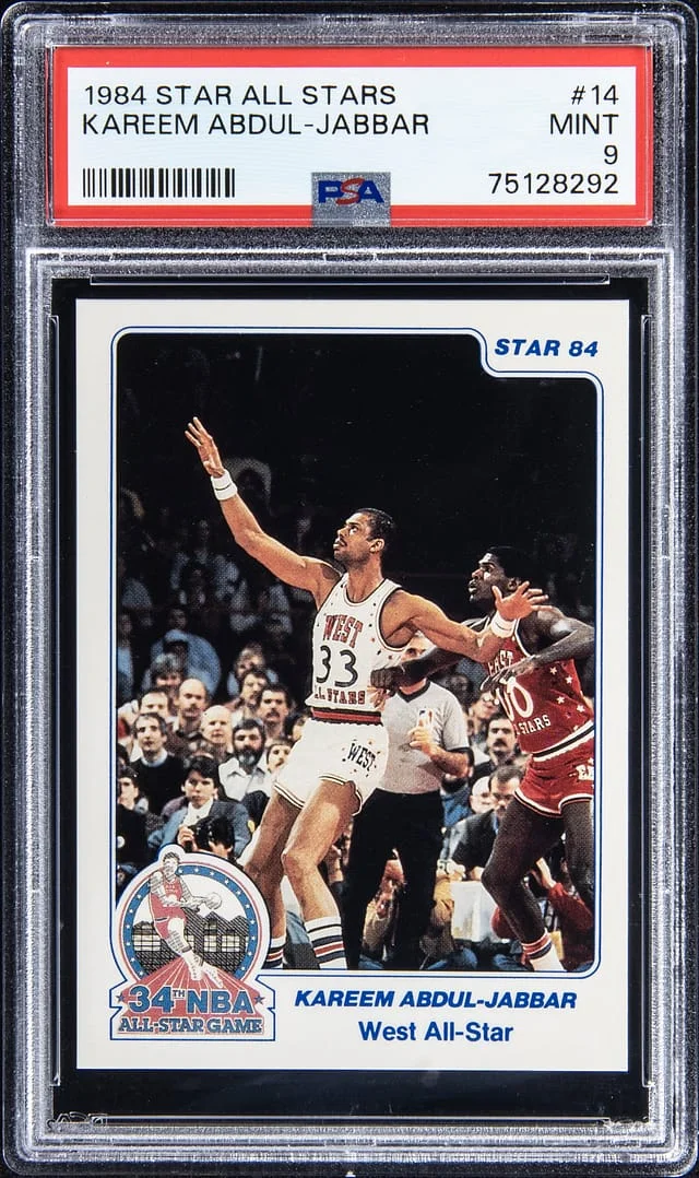 1983-84 Star All Stars Kareem Abdul-Jabbar #14 card image
