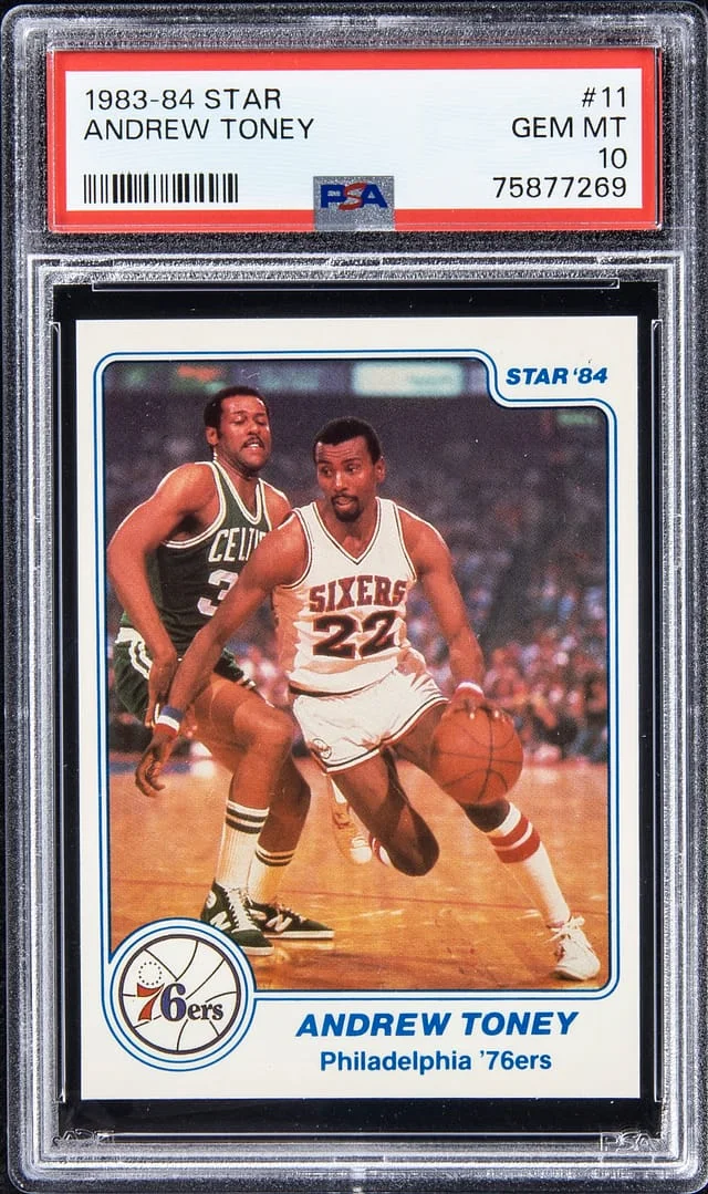 1983-84 Star Andrew Toney #11 card image