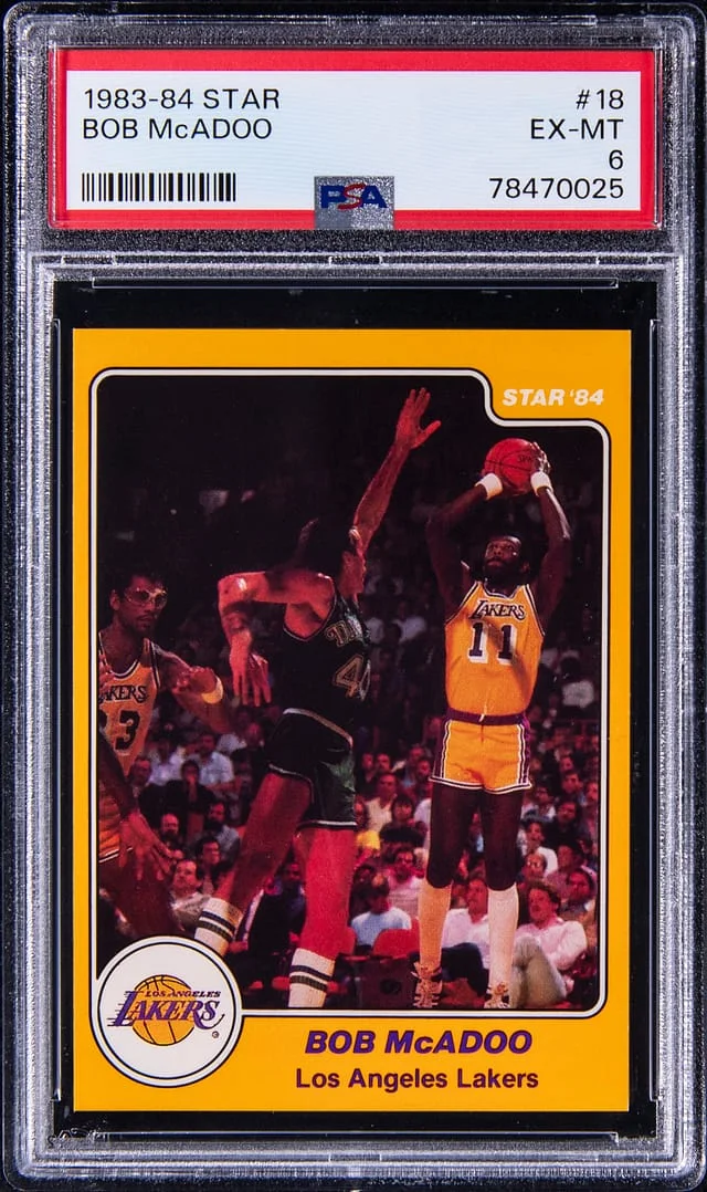 1983-84 Star Bob McAdoo #18 card image