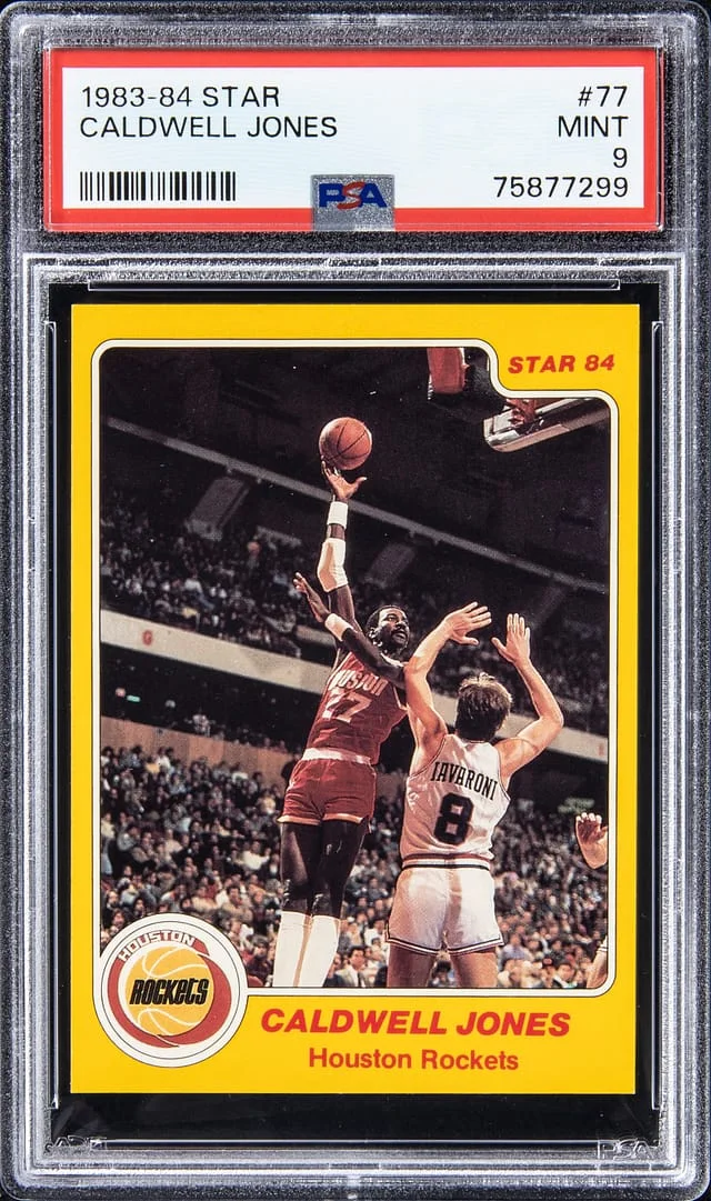 1983-84 Star Caldwell Jones #77 card image