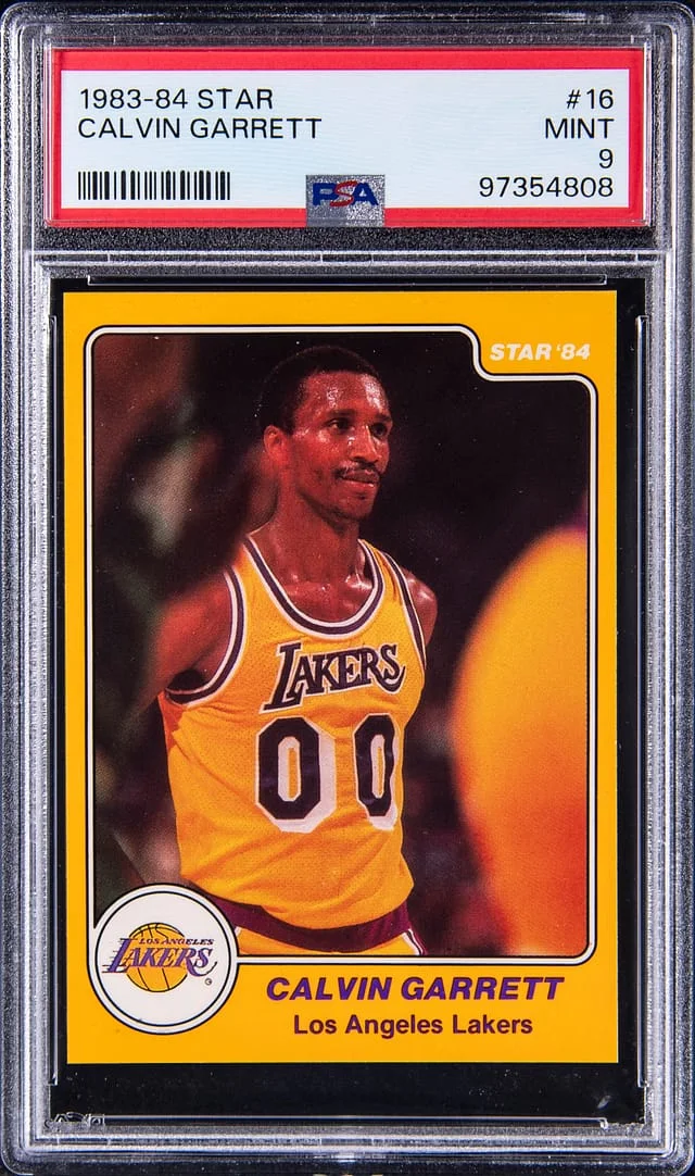 1983-84 Star Calvin Garrett #16 card image