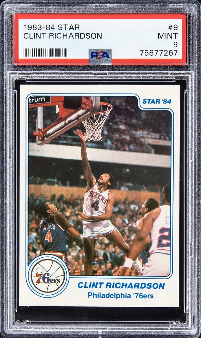 1983-84 Star Clint Richardson #9 card image
