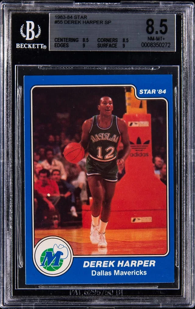 1983-84 Star Derek Harper #55 card image