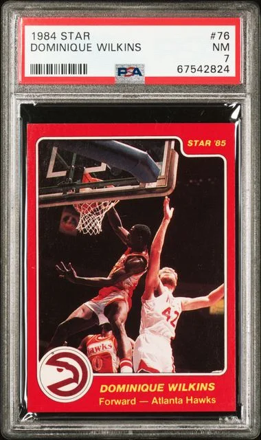 1983-84 Star Dominique Wilkins #76 card image