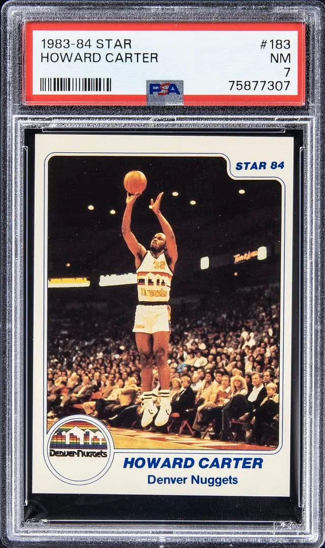 1983-84 Star Howard Carter #183 card image