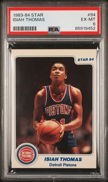 1983-84 Star Isiah Thomas #94 card image