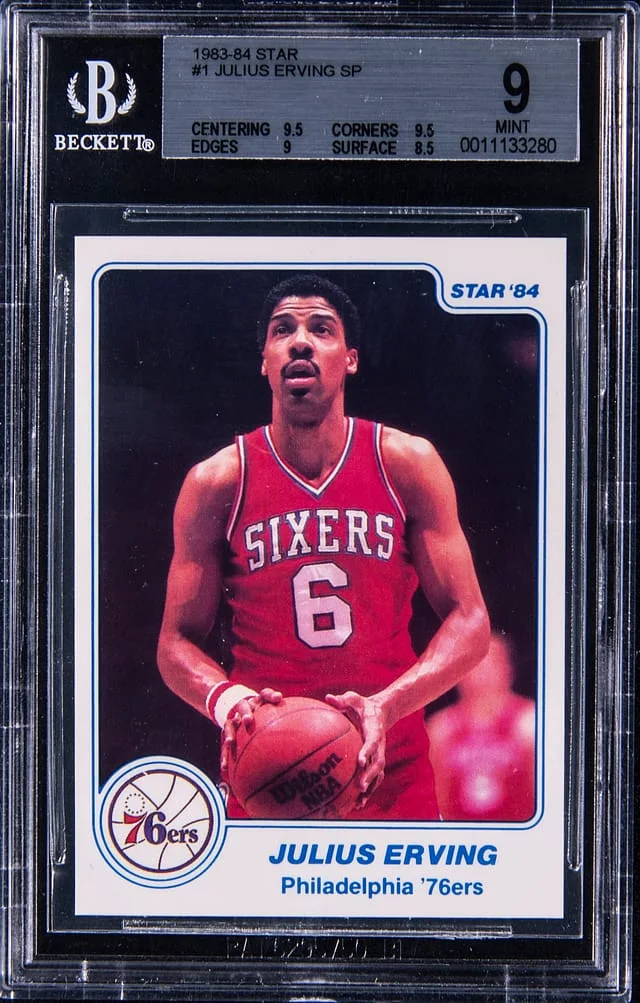 1983-84 Star Julius Erving #1 card image