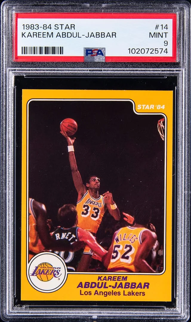 1983-84 Star Kareem Abdul - Jabbar #14 card image