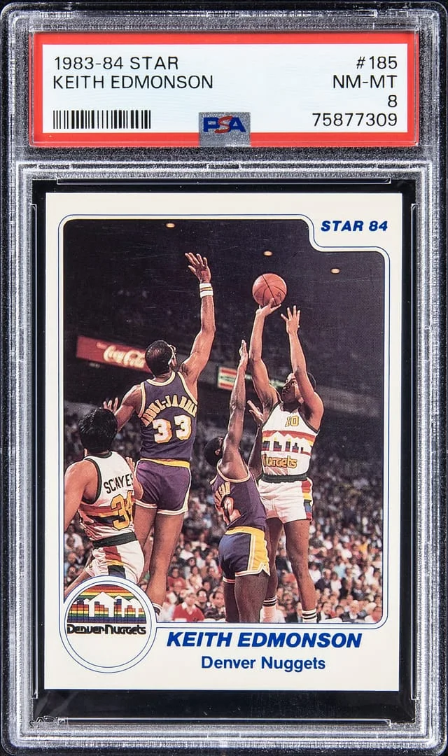 1983-84 Star Keith Edmonson #185 card image