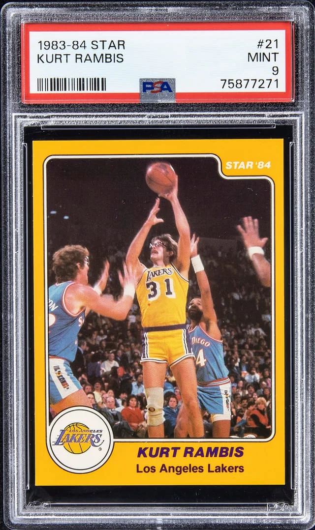 1983-84 Star Kurt Rambis #21 card image