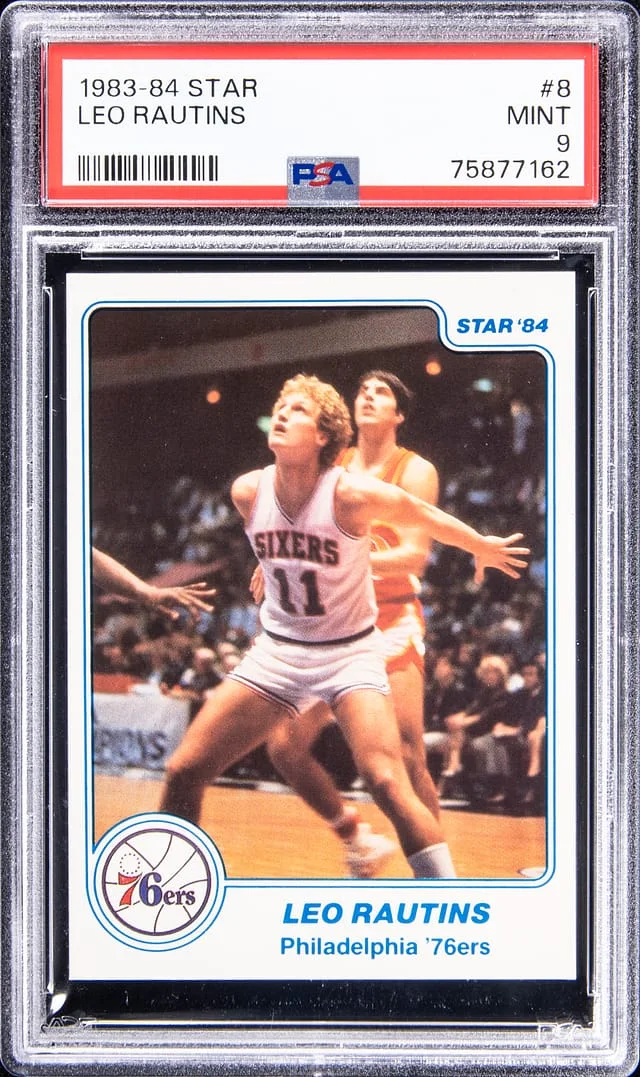 1983-84 Star Leo Rautins #8 card image