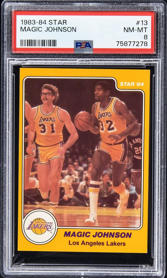 1983-84 Star Magic Johnson #13 card image
