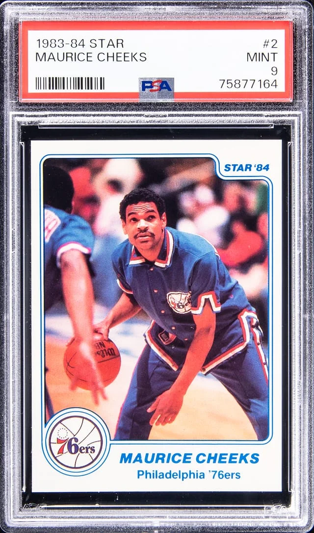 1983-84 Star Maurice Cheeks #2 card image