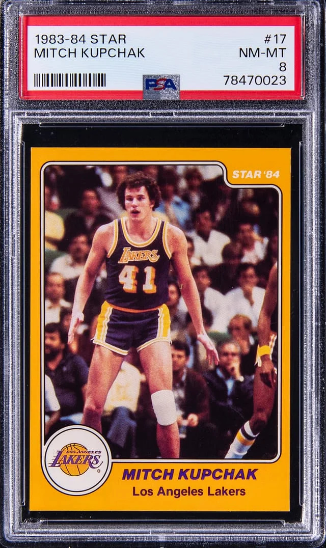 1983-84 Star Mitch Kupchak #17 card image
