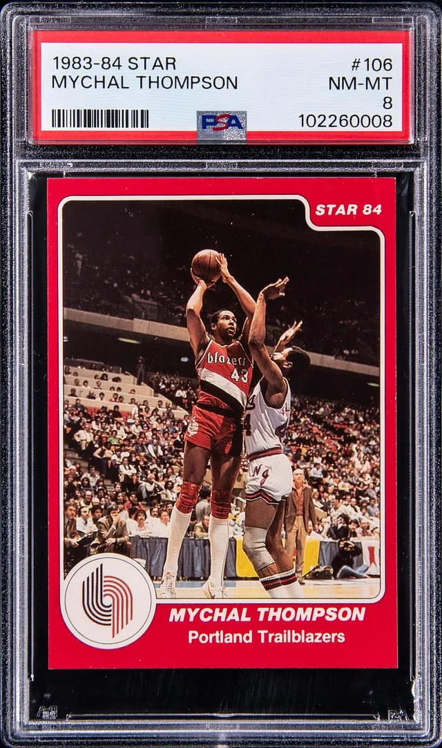 1983-84 Star Mychal Thompson #106 card image
