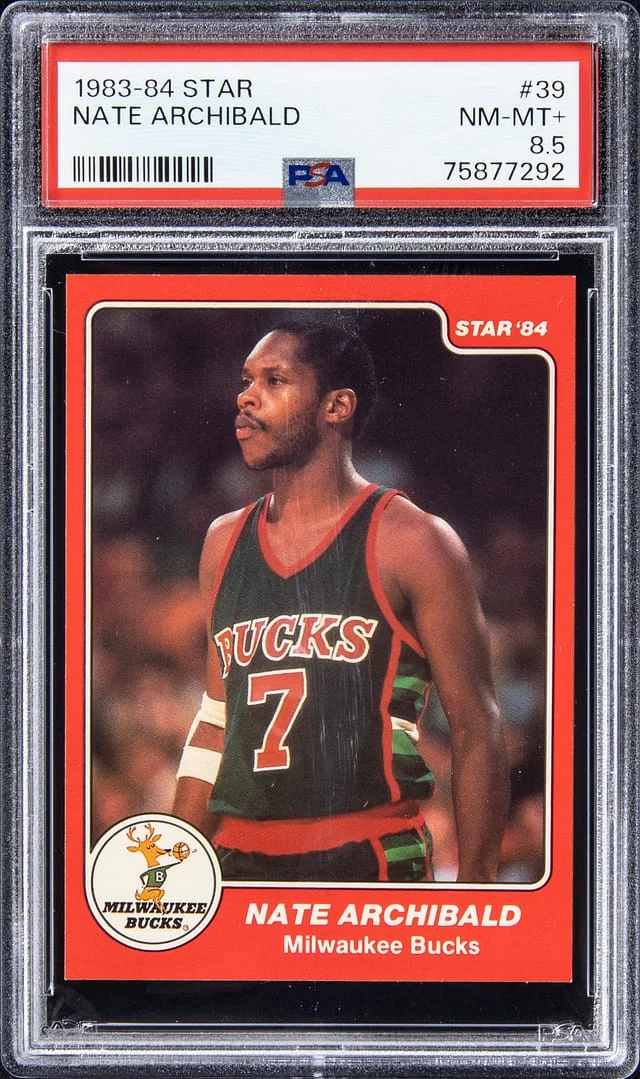 1983-84 Star Nate Archibald #39 card image