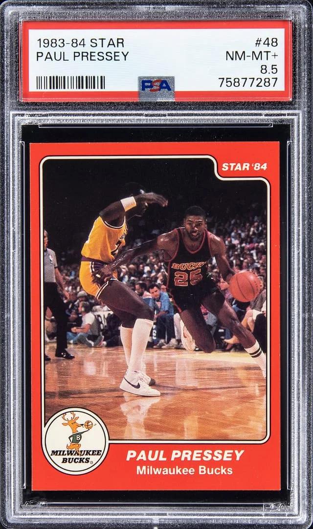 1983-84 Star Paul Pressey #48 card image
