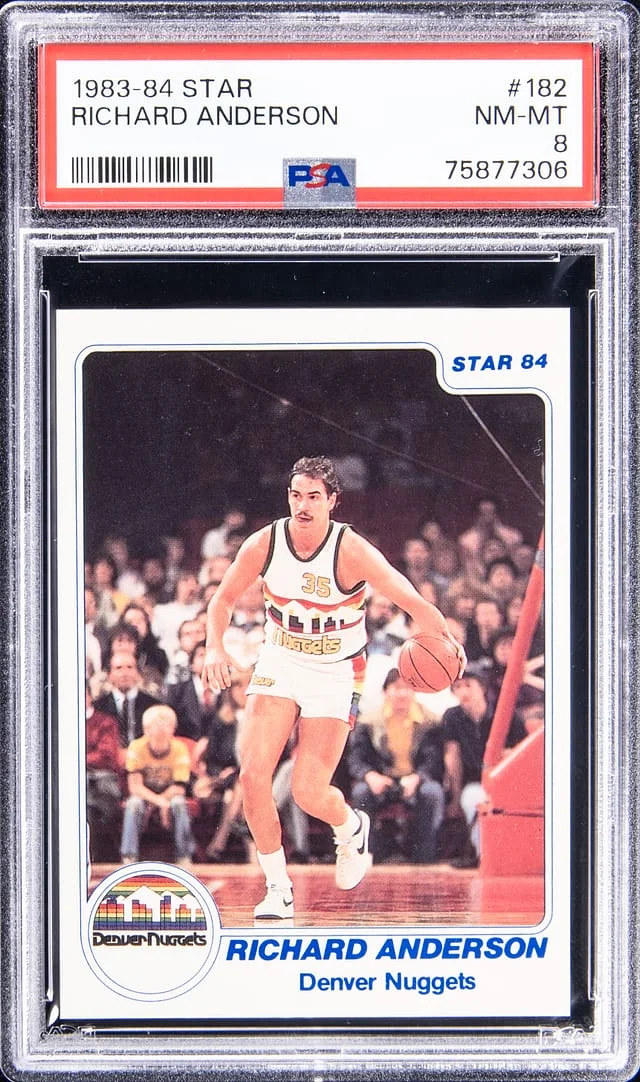1983-84 Star Richard Anderson #182 card image