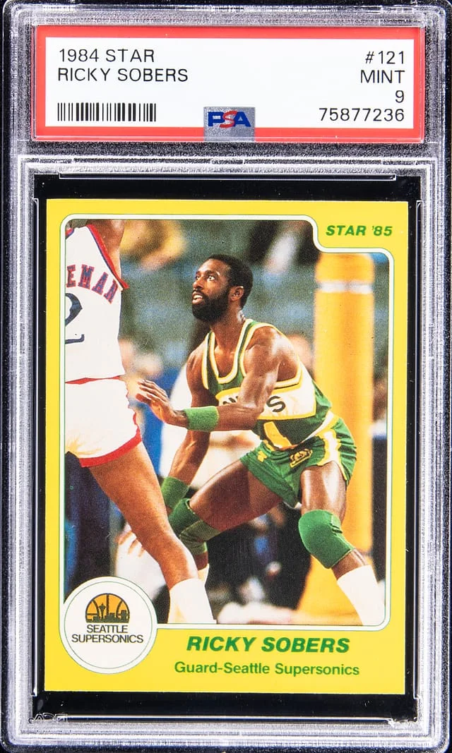 1983-84 Star Ricky Sobers #121 card image