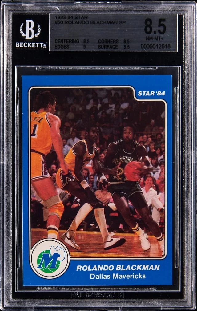 1983-84 Star Rolando Blackman #50 card image