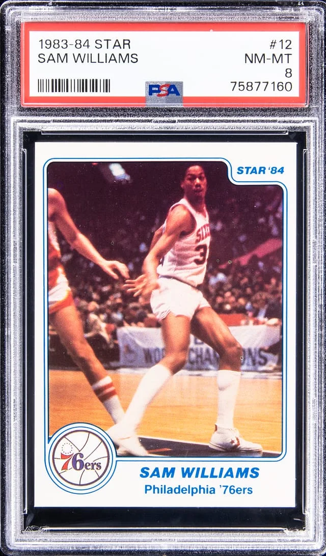 1983-84 Star Sam Williams #12 card image