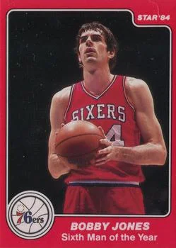 1983-84 Star Sixers Champs Bobby Jones 6MOY #19 card image