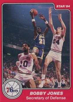 1983-84 Star Sixers Champs Bobby Jones IA #8 card image