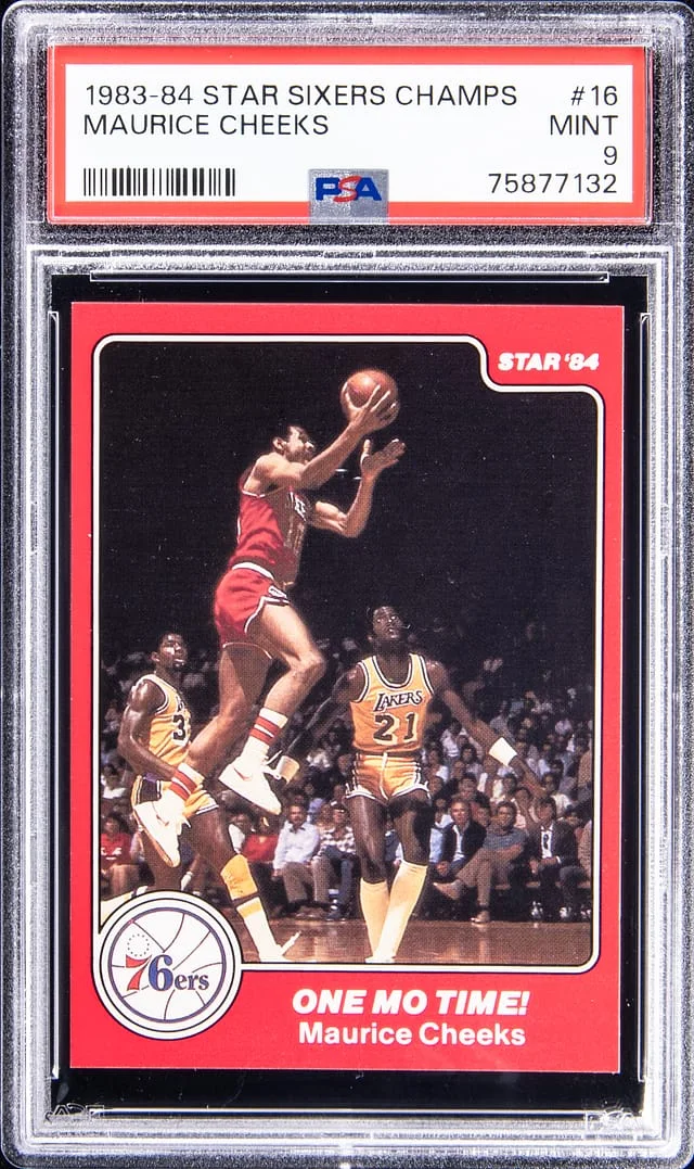 1983-84 Star Sixers Champs Maurice Cheeks #16 card image